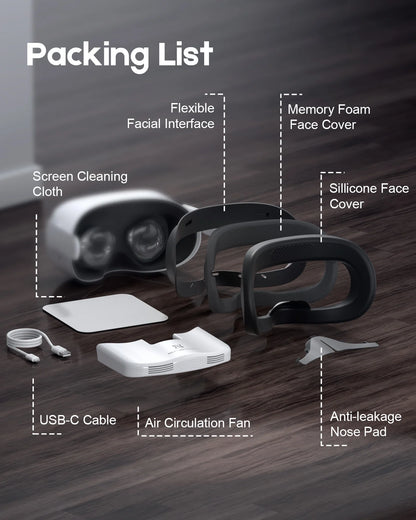 Anti-fogging Cooling Air Circulation Fan for Oculus Quest 2