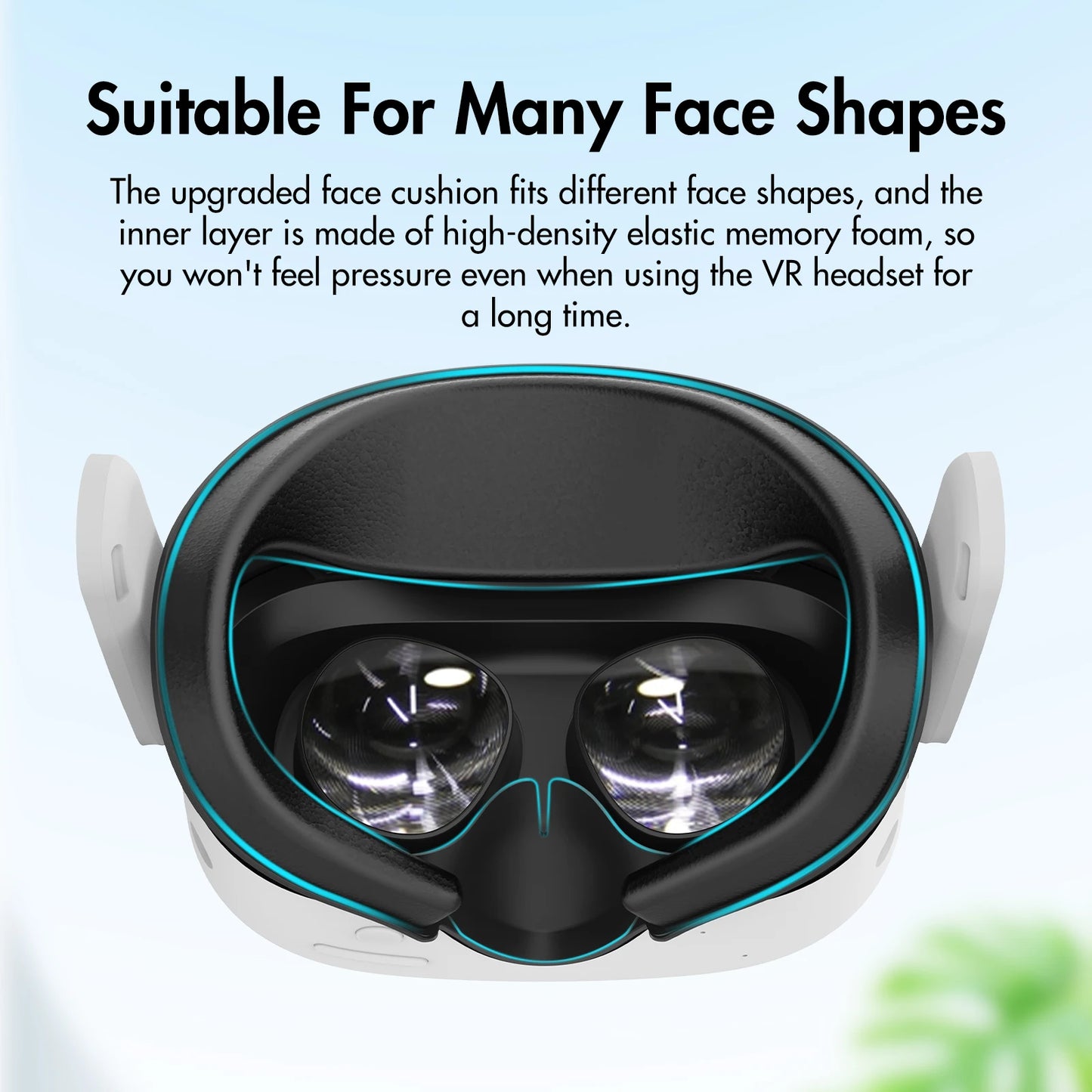 3 in 1 Breathable Silicone Mask For Meta Quest 3S